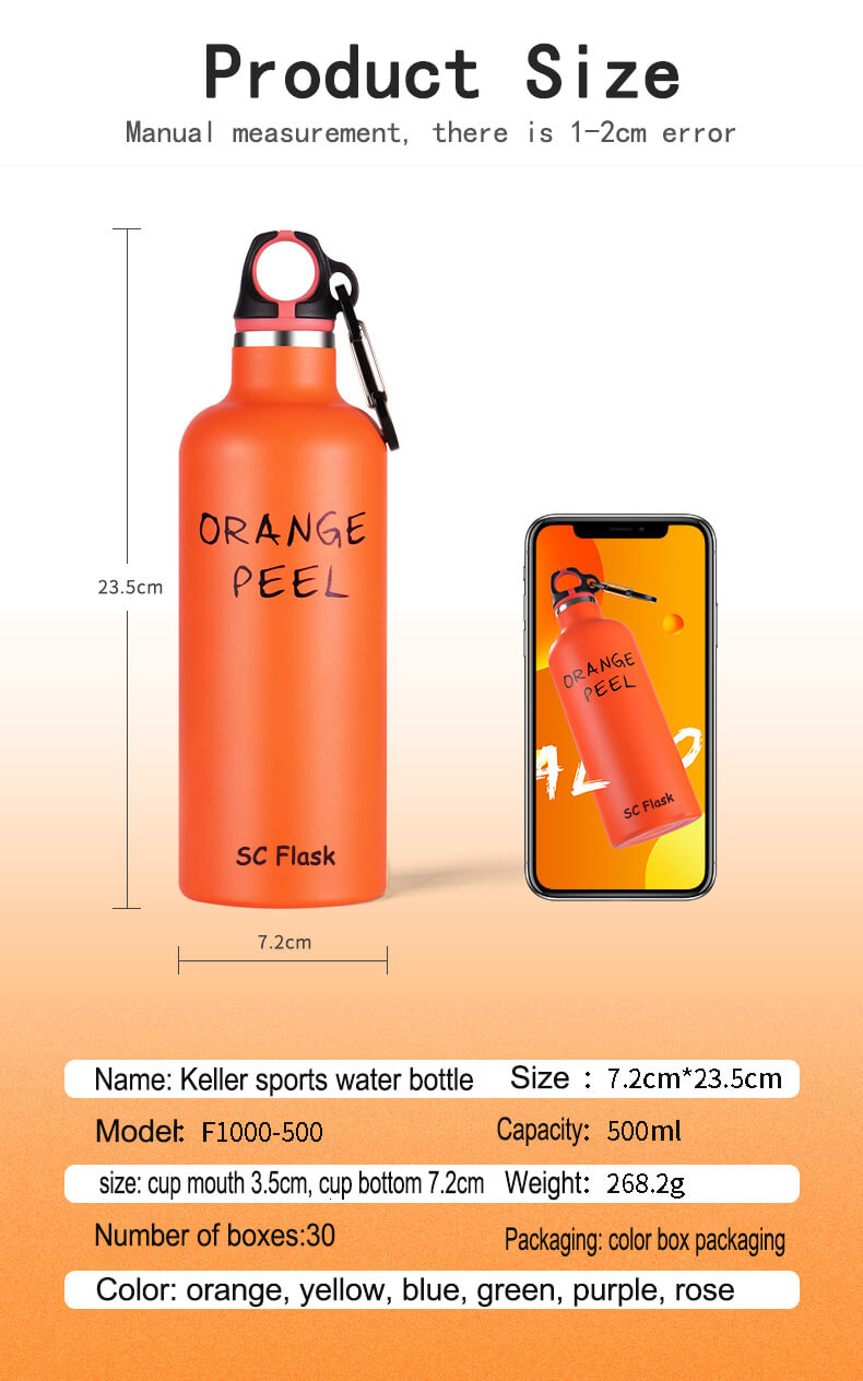 SC-8028 American Small Mouth Stainless Steel Sports Insulation Bottle 1 (1)