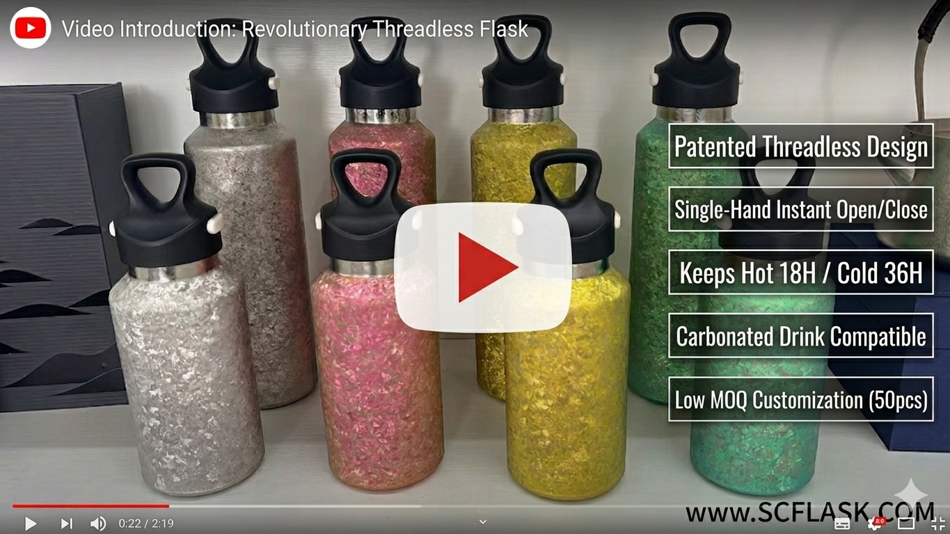 World's First Threadless Pure Titanium Cup | Custom Flask Manufacturer ...